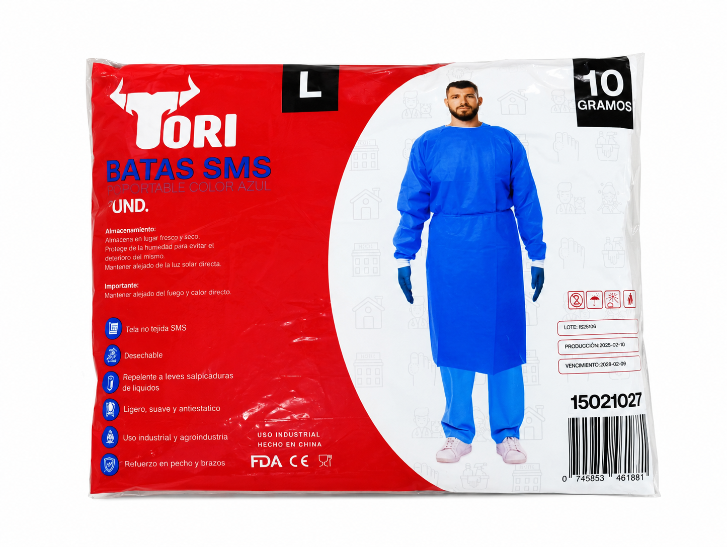 Mandilón Descartable · Tori